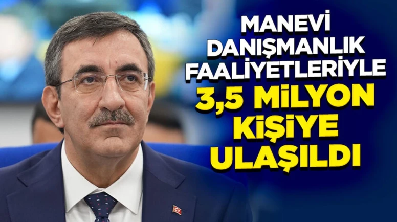 3 milyon 500 bin kişi manevi danışmanlık aldı