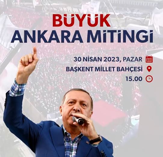 Ak Parti Ankara Mitingi Ne Zaman, Saat Kaçta 2023 Seçimleri AK Parti Ankara Mitingi Nerede Yapılacak
