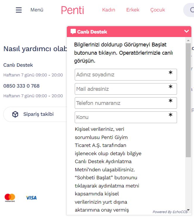 Penti siparişim kargo firması tarafından teslim edilemezse ne yapabilirim <yoastmark class=