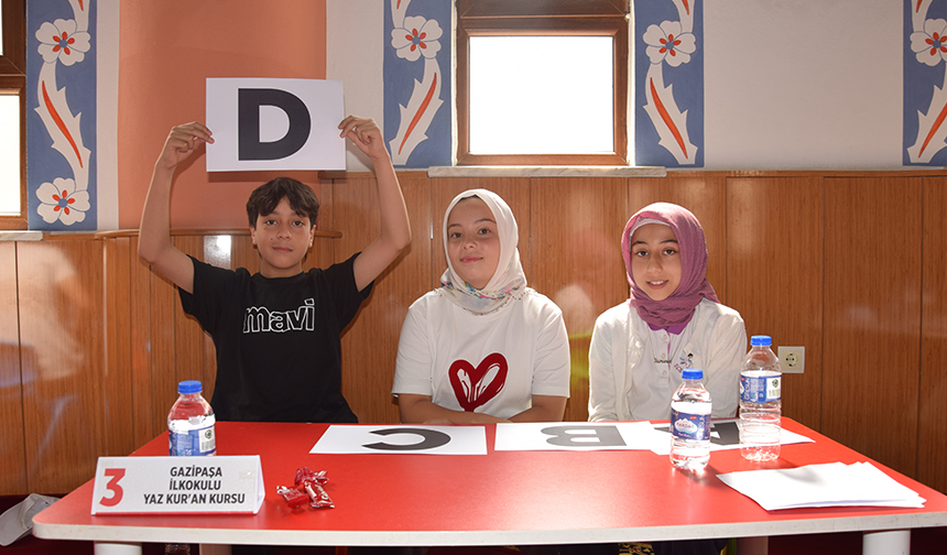 Giresunda Yaz Kur’an Kursu Öğrencileri Bilgide Yarıştı 13