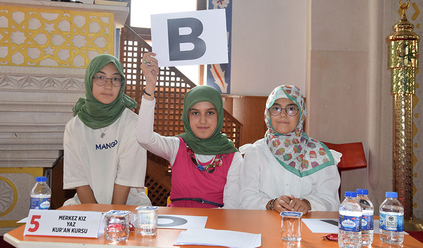 Giresunda Yaz Kur’an Kursu Öğrencileri Bilgide Yarıştı 15