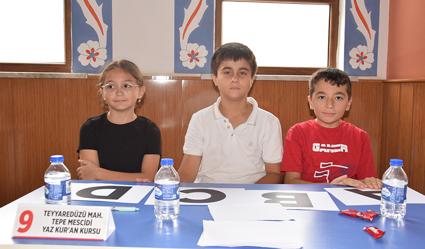 Giresunda Yaz Kur’an Kursu Öğrencileri Bilgide Yarıştı 19