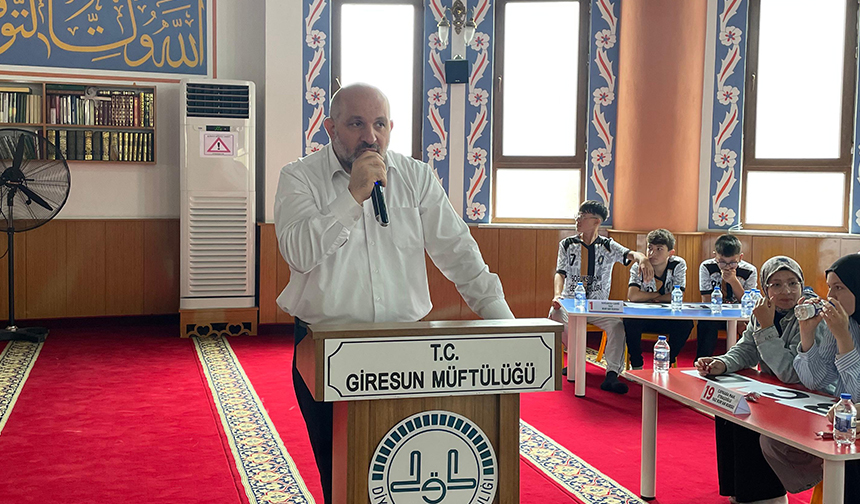 Giresunda Yaz Kur’an Kursu Öğrencileri Bilgide Yarıştı 2
