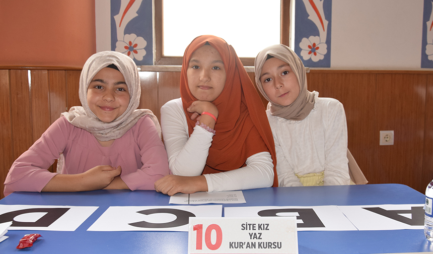 Giresunda Yaz Kur’an Kursu Öğrencileri Bilgide Yarıştı 20