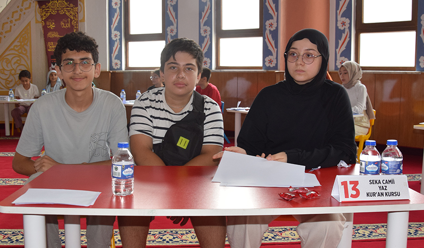 Giresunda Yaz Kur’an Kursu Öğrencileri Bilgide Yarıştı 23