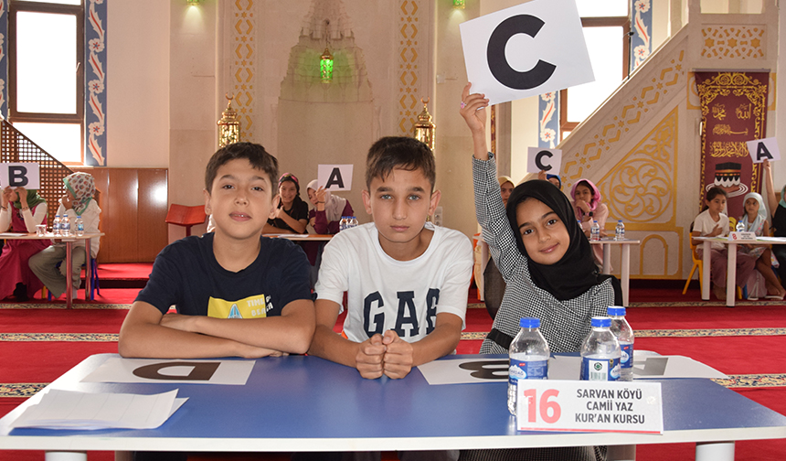 Giresunda Yaz Kur’an Kursu Öğrencileri Bilgide Yarıştı 26