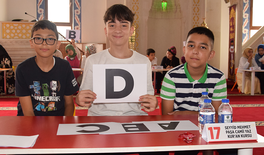 Giresunda Yaz Kur’an Kursu Öğrencileri Bilgide Yarıştı 27
