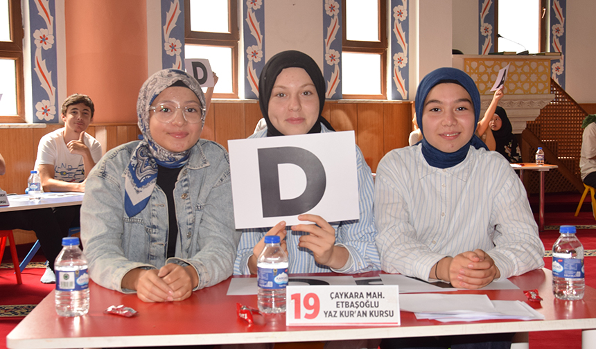 Giresunda Yaz Kur’an Kursu Öğrencileri Bilgide Yarıştı 29