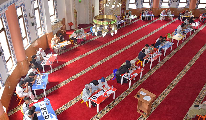 Giresunda Yaz Kur’an Kursu Öğrencileri Bilgide Yarıştı 8