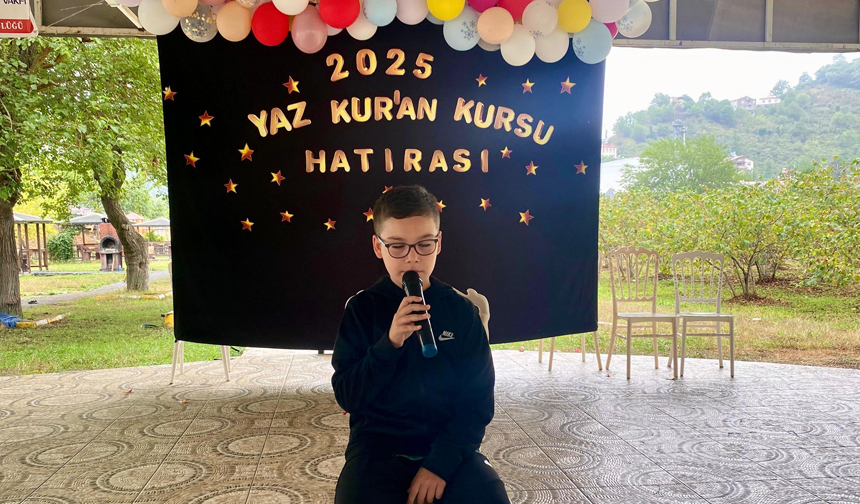 Görele’de Yaz Kur’an Kursu Öğrencileri Şenlikte Buluştu 3